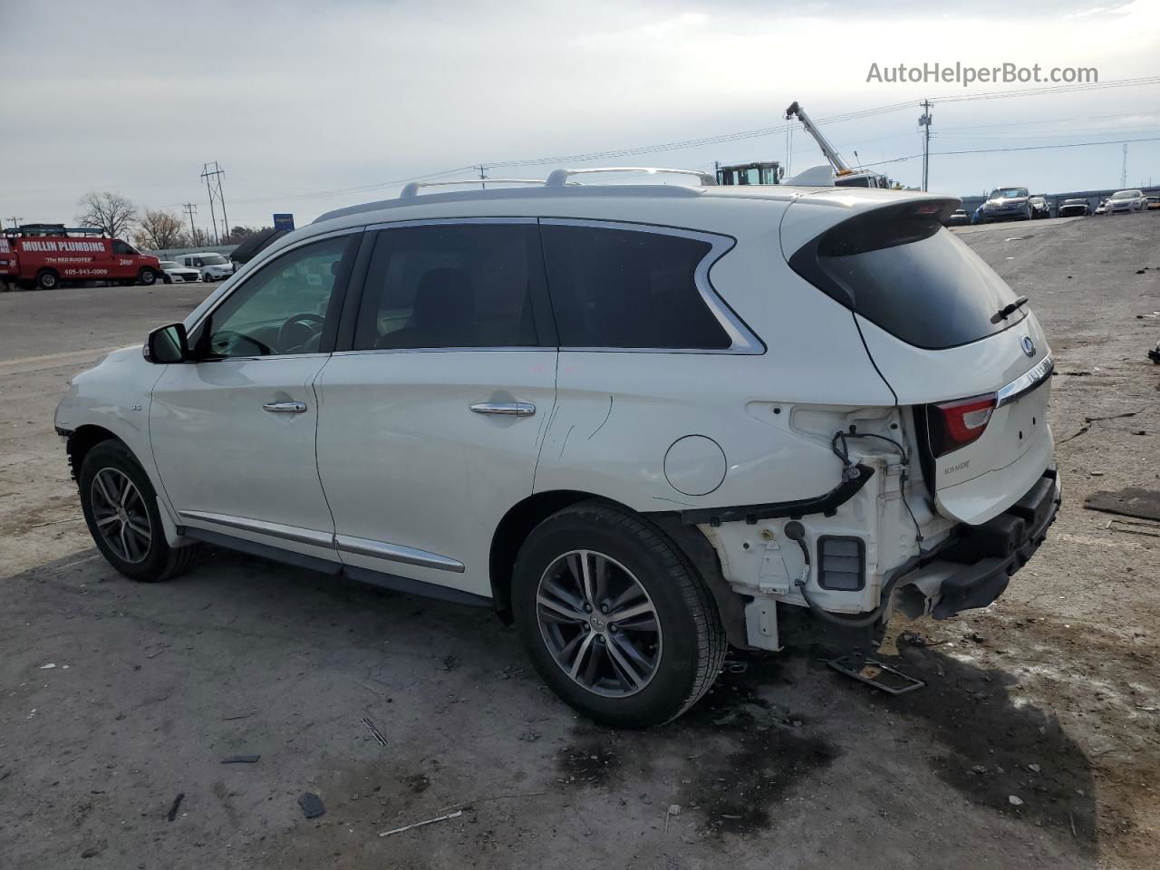 2016 Infiniti Qx60  White vin: 5N1AL0MM7GC506566