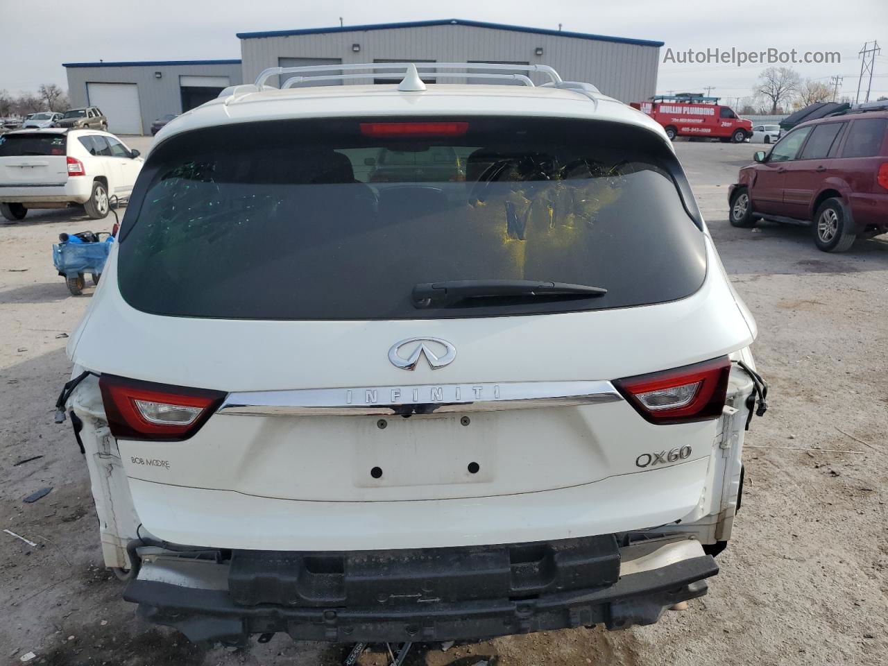 2016 Infiniti Qx60  White vin: 5N1AL0MM7GC506566