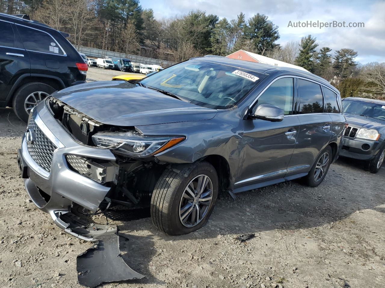 2016 Infiniti Qx60  Gray vin: 5N1AL0MM7GC520936