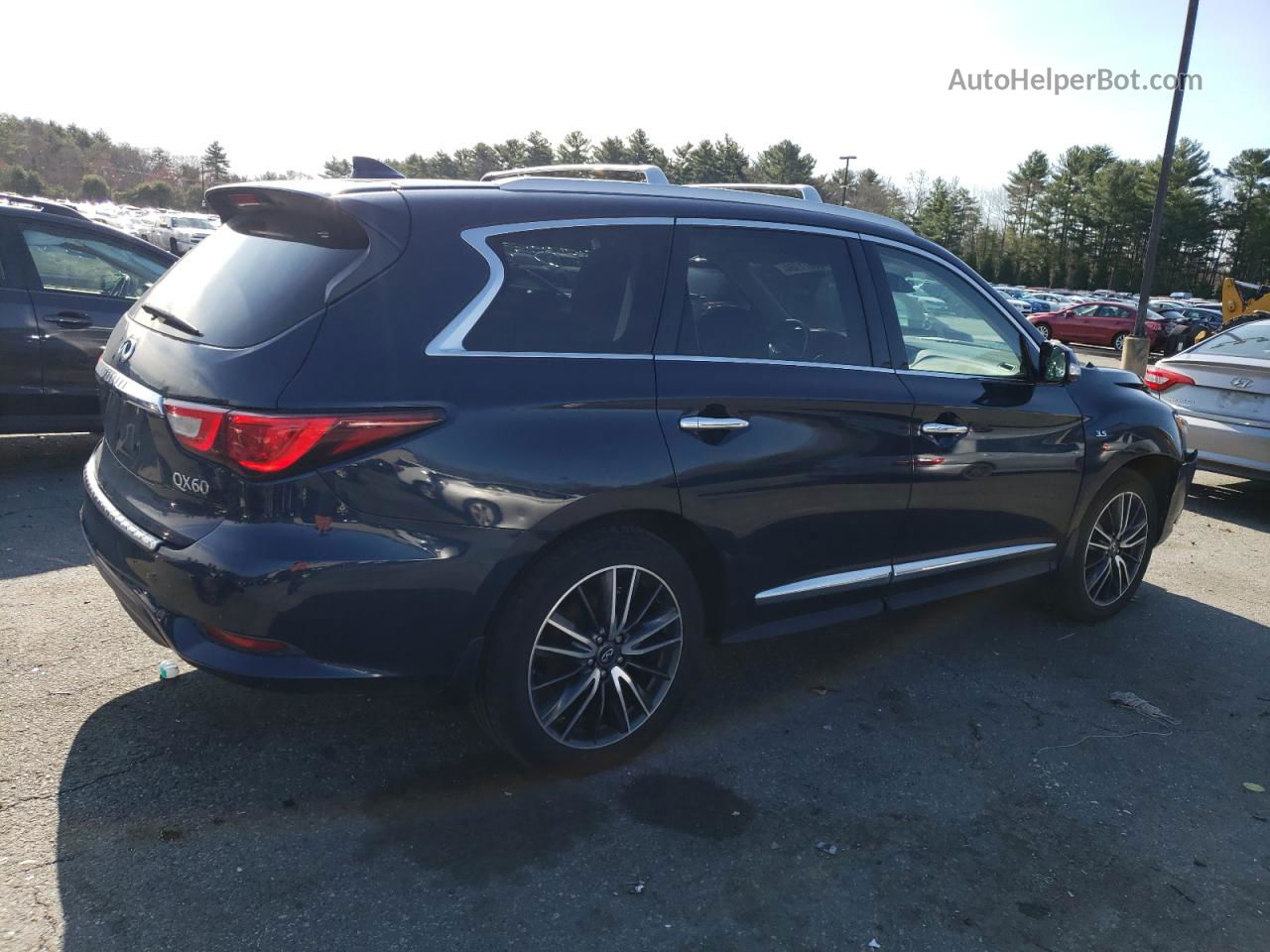 2016 Infiniti Qx60  Синий vin: 5N1AL0MM7GC521343