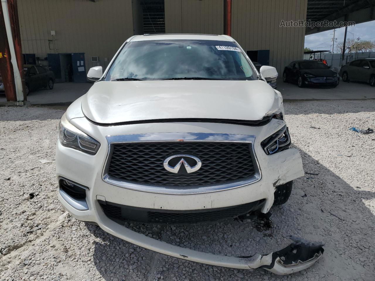 2016 Infiniti Qx60  White vin: 5N1AL0MM7GC521505