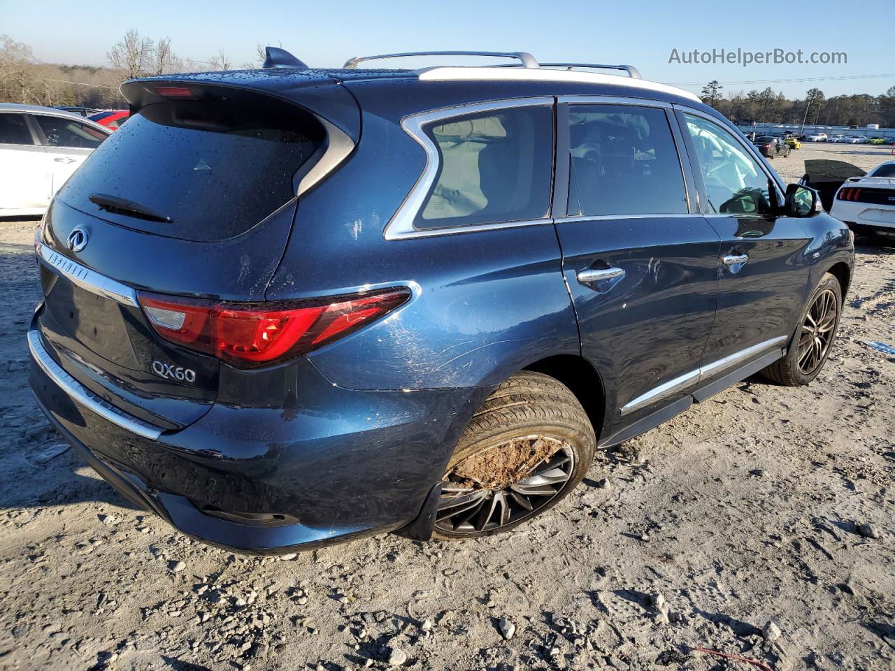 2016 Infiniti Qx60  Синий vin: 5N1AL0MM8GC514885