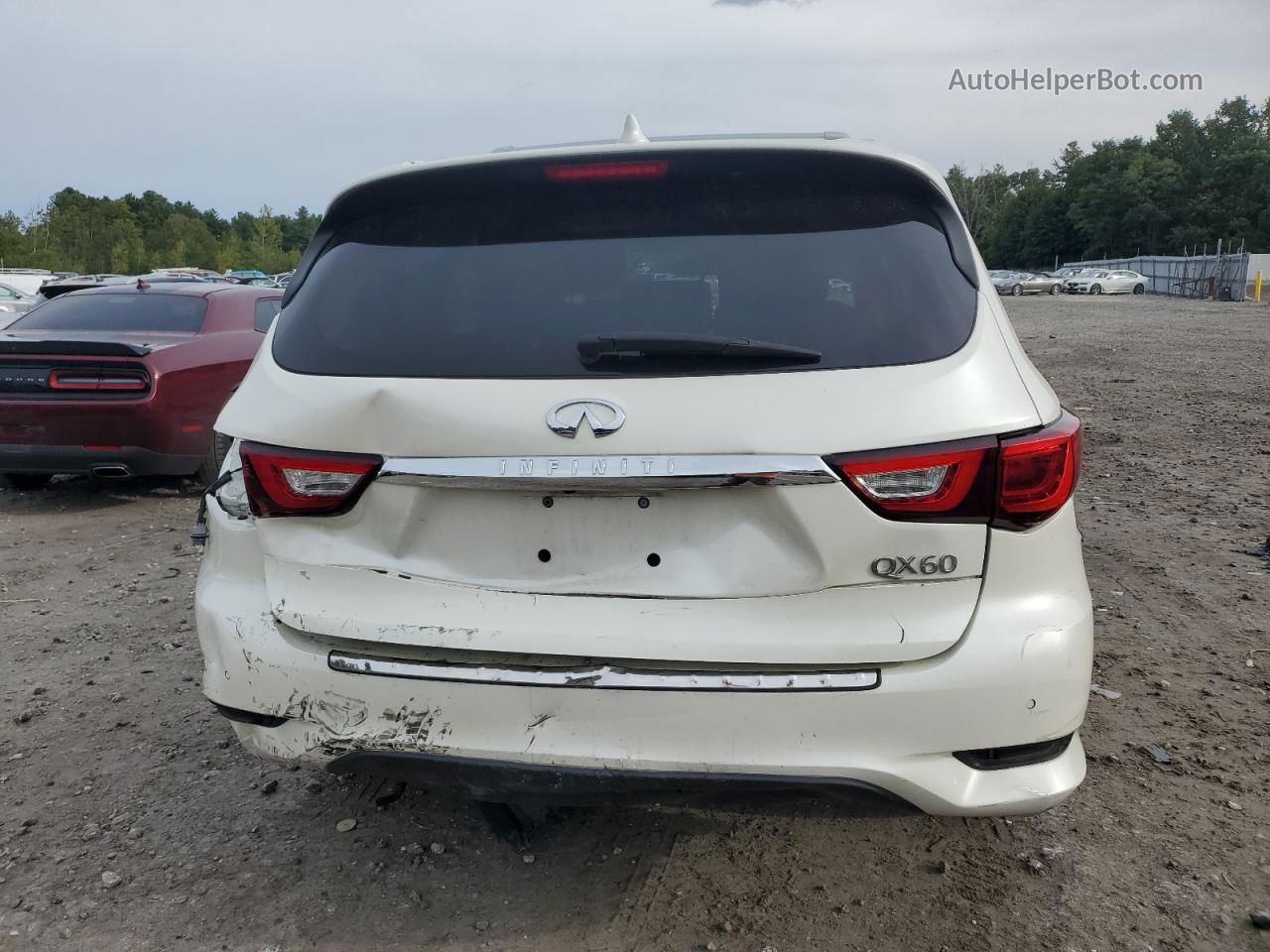 2016 Infiniti Qx60  White vin: 5N1AL0MM9GC507475