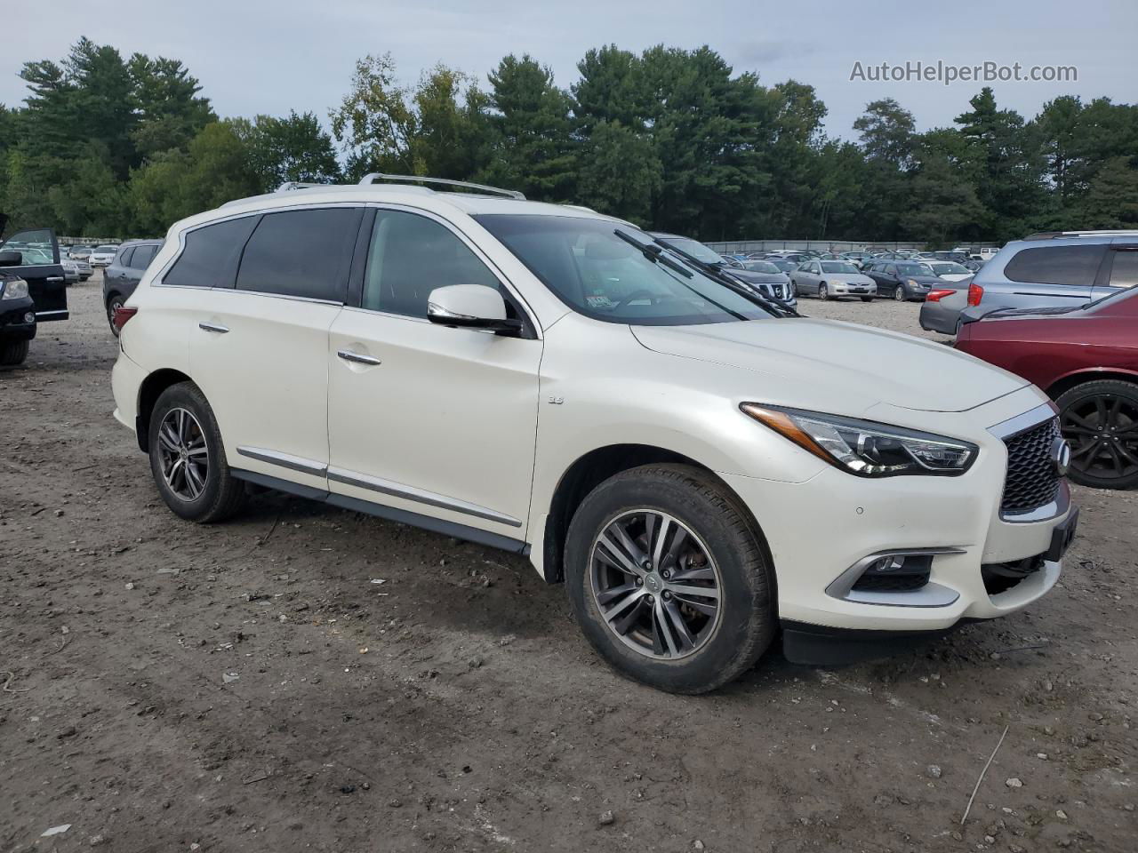 2016 Infiniti Qx60  White vin: 5N1AL0MM9GC507475