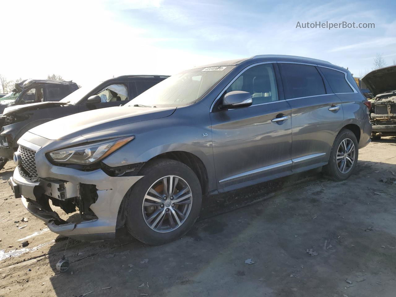 2016 Infiniti Qx60  Gray vin: 5N1AL0MM9GC516516