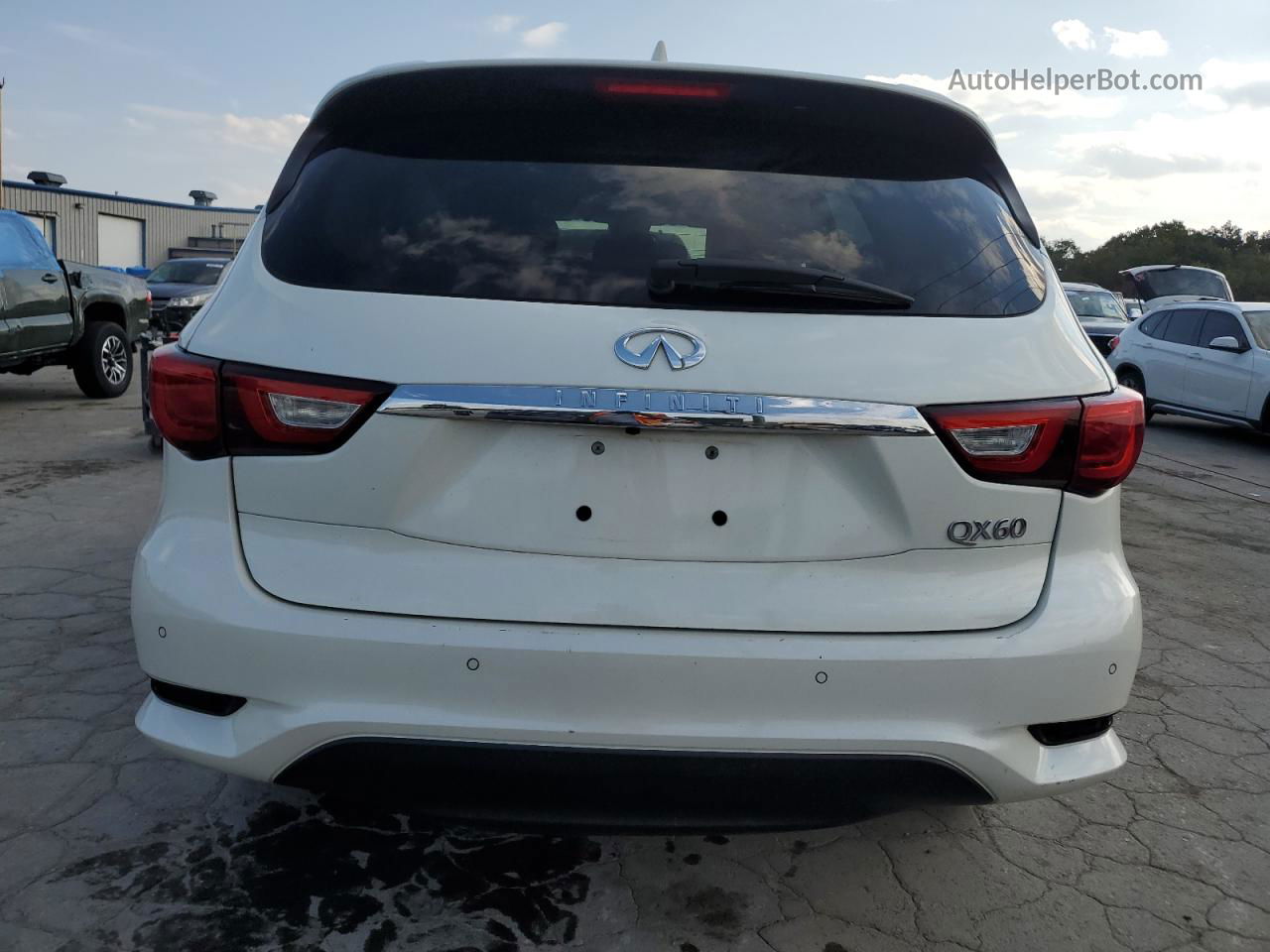 2016 Infiniti Qx60  White vin: 5N1AL0MM9GC522784