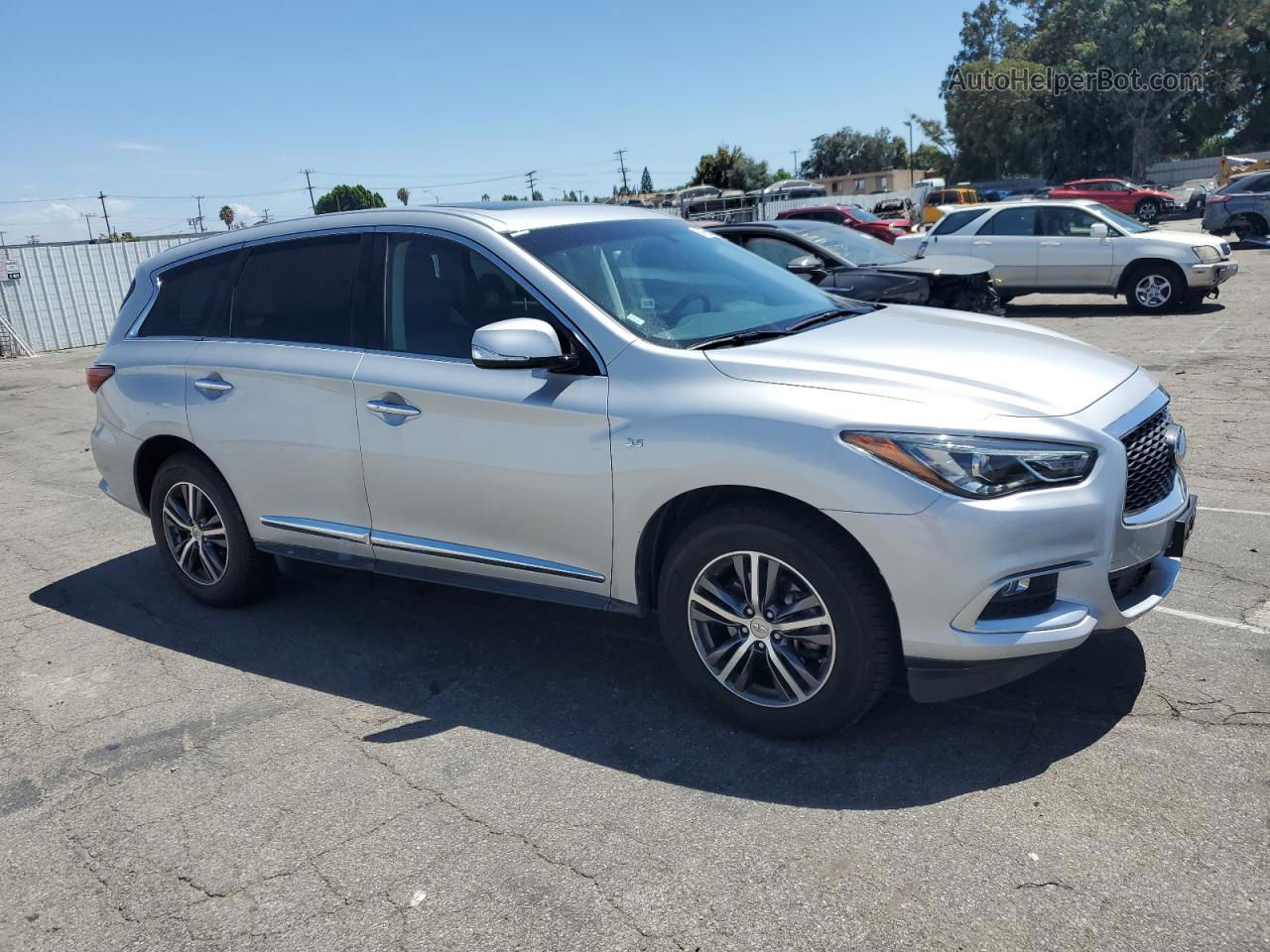 2016 Infiniti Qx60  Silver vin: 5N1AL0MMXGC508876