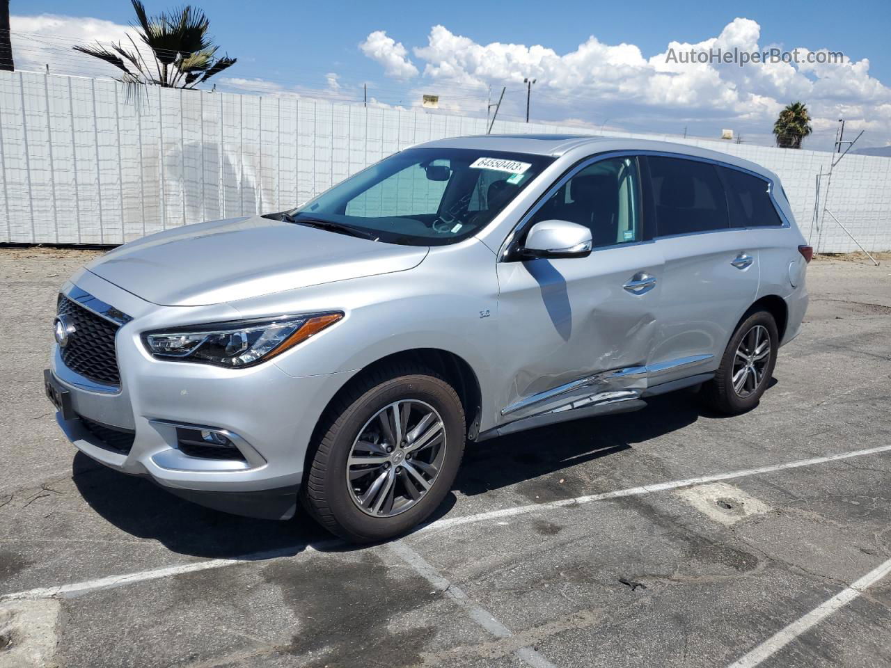 2016 Infiniti Qx60  Silver vin: 5N1AL0MMXGC508876