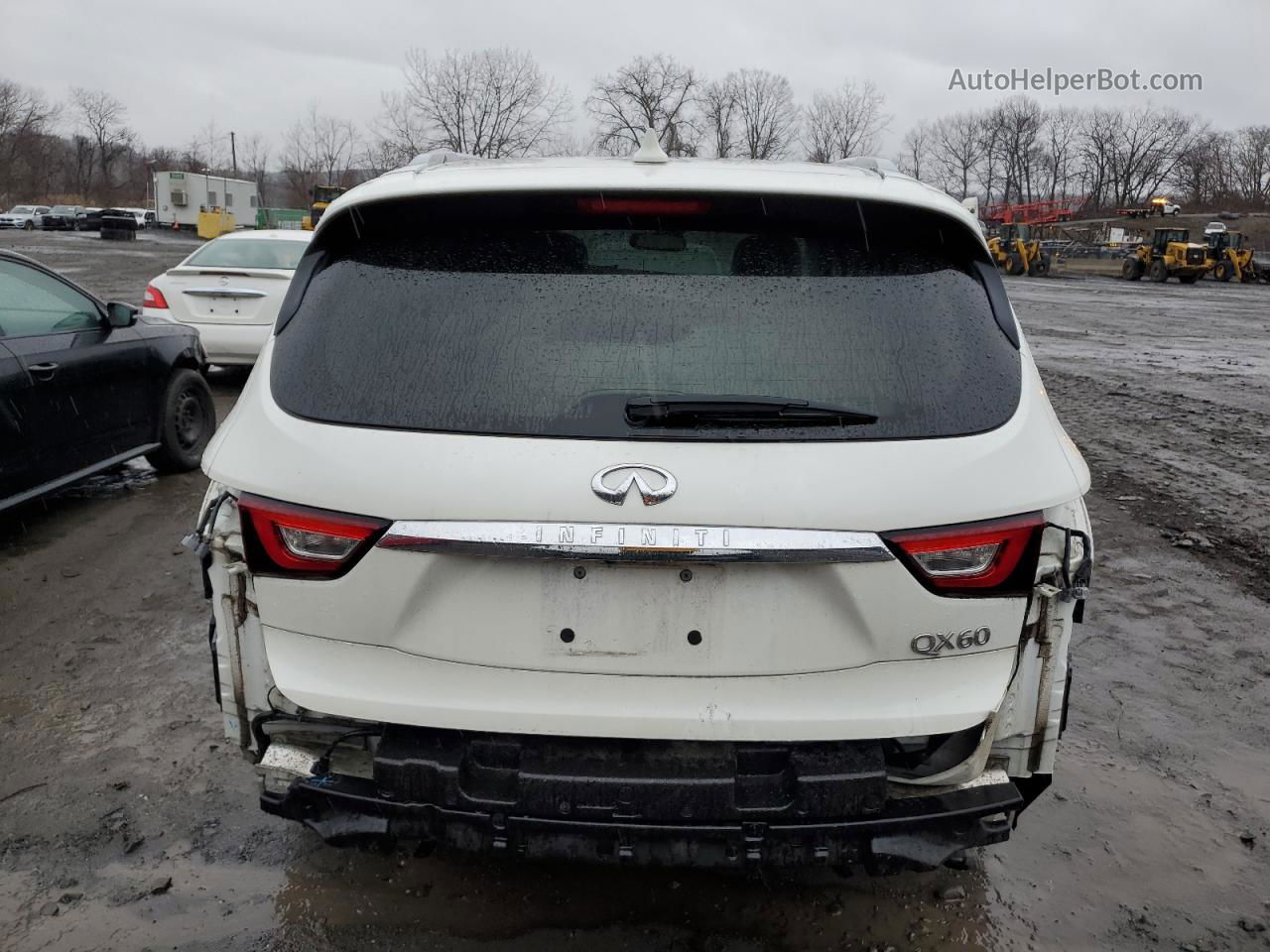 2016 Infiniti Qx60  White vin: 5N1AL0MMXGC515052