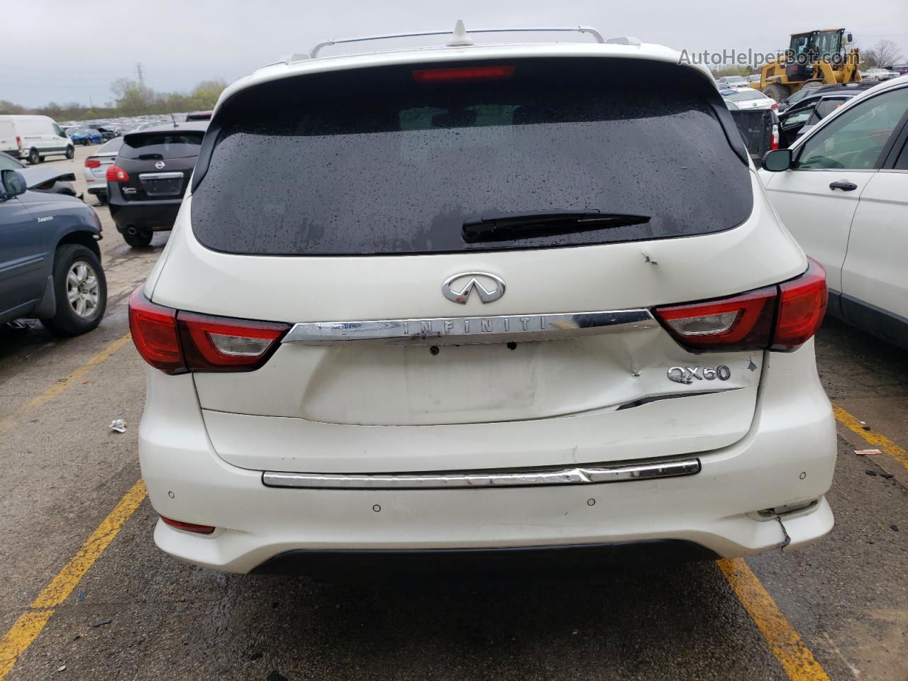 2016 Infiniti Qx60  White vin: 5N1AL0MMXGC530876