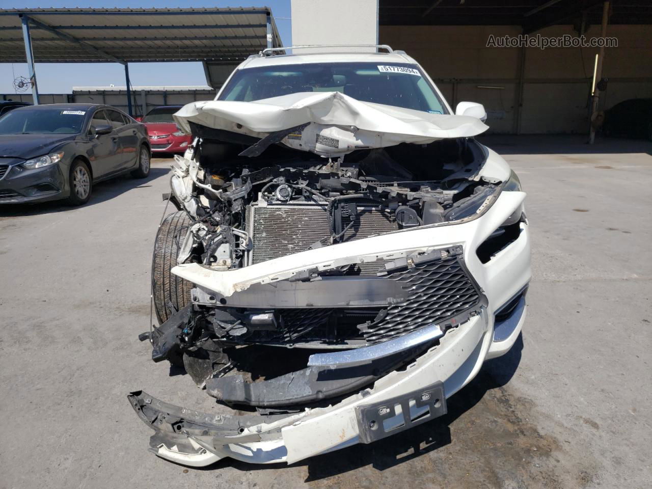 2016 Infiniti Qx60  White vin: 5N1AL0MN0GC518079