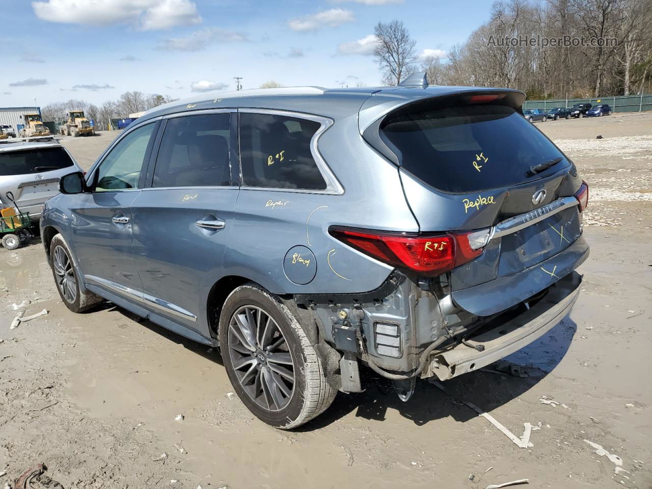 2016 Infiniti Qx60  Blue vin: 5N1AL0MN1GC517667