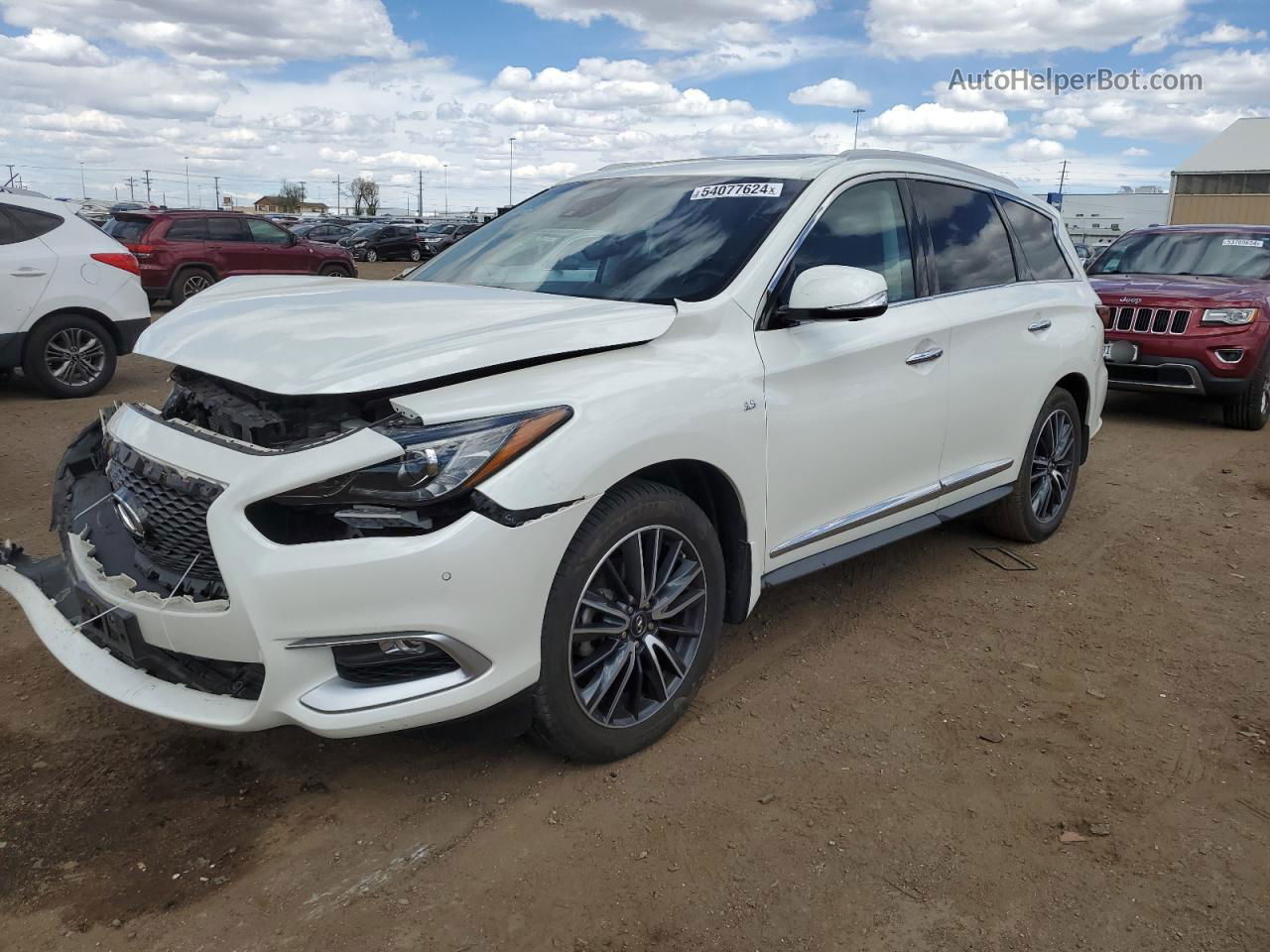 2016 Infiniti Qx60  White vin: 5N1AL0MN2GC518083