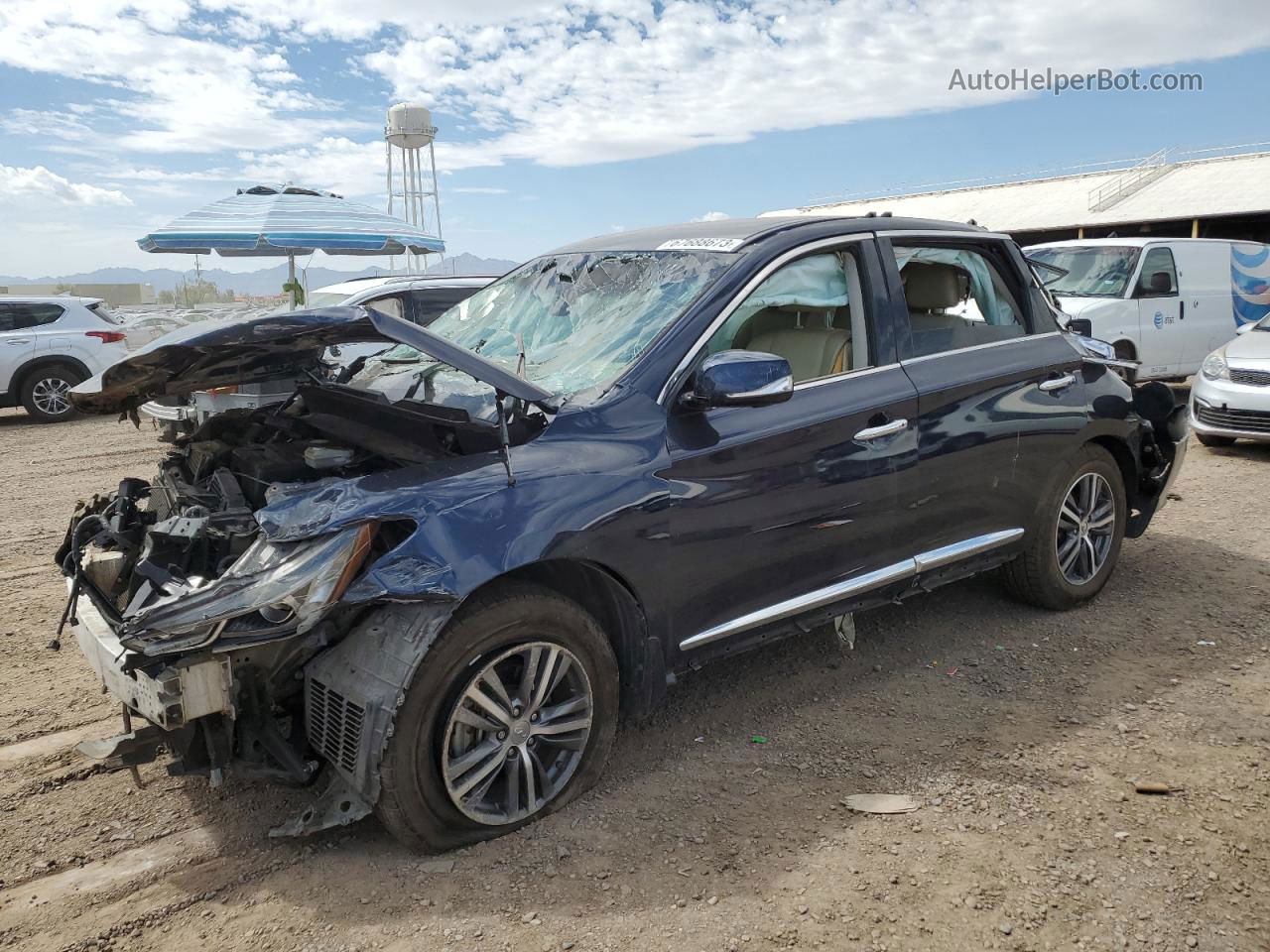 2016 Infiniti Qx60  Blue vin: 5N1AL0MN2GC531500