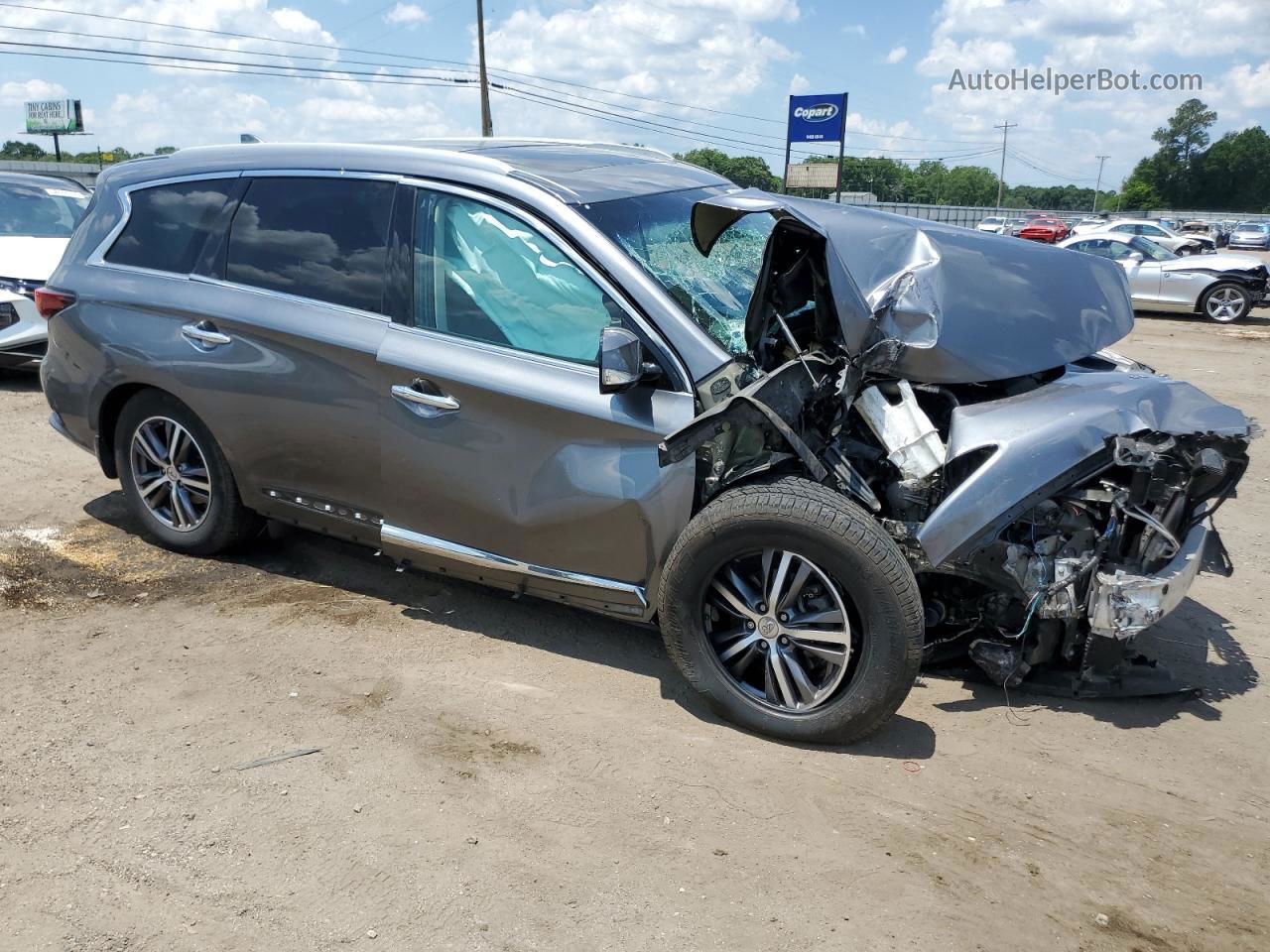 2016 Infiniti Qx60  Серебряный vin: 5N1AL0MN3GC522210