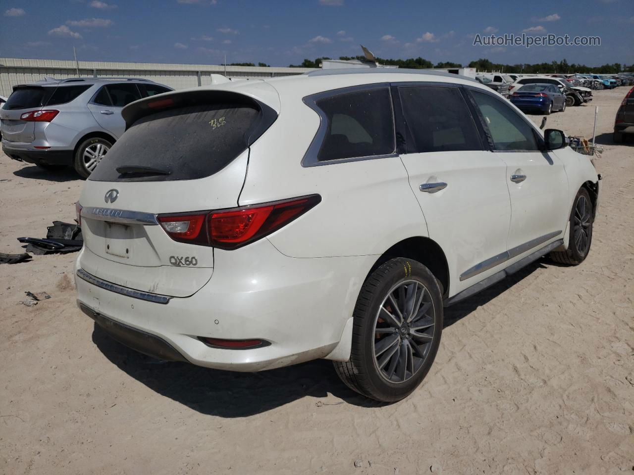 2016 Infiniti Qx60  White vin: 5N1AL0MN4GC507750