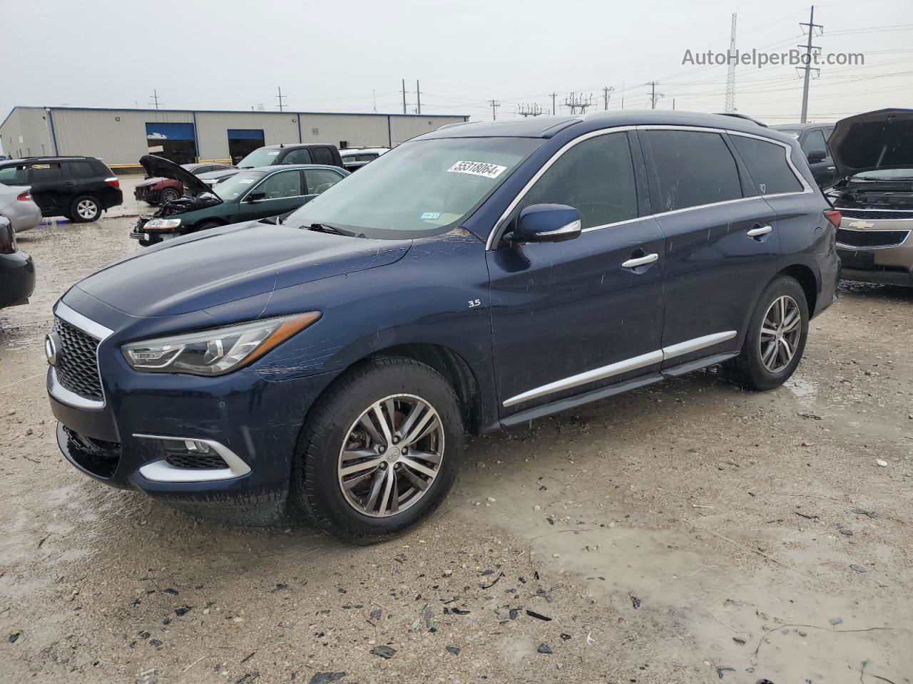 2016 Infiniti Qx60  Blue vin: 5N1AL0MN4GC520479