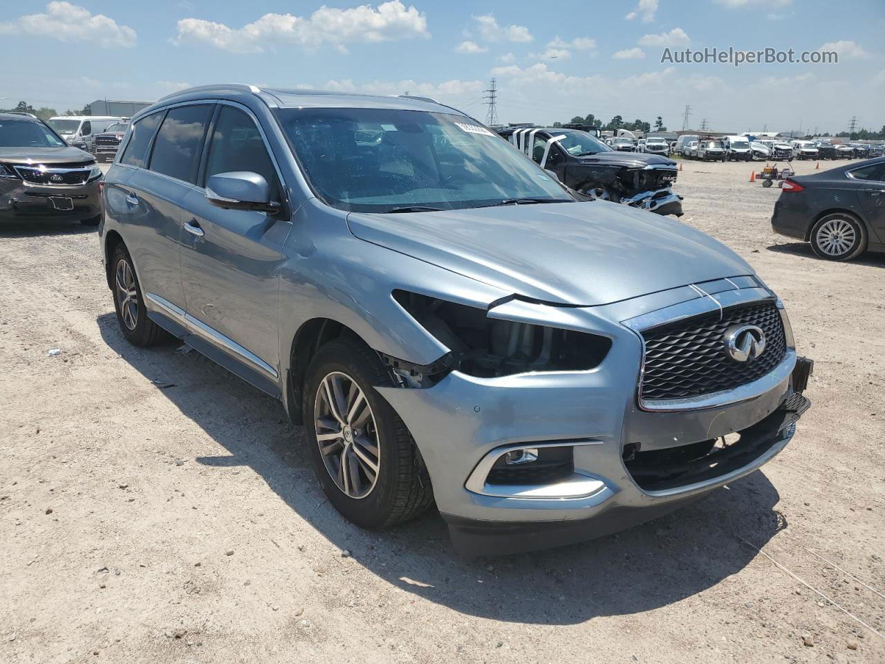 2016 Infiniti Qx60  Gray vin: 5N1AL0MN4GC531627