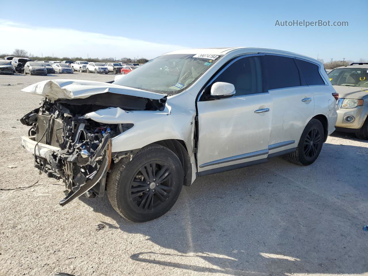 2016 Infiniti Qx60  White vin: 5N1AL0MN5GC528915