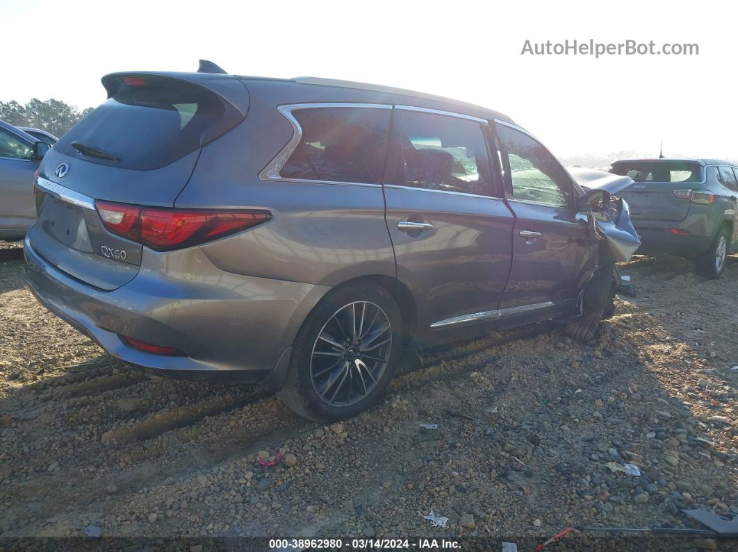 2016 Infiniti Qx60   Gray vin: 5N1AL0MN5GC529353