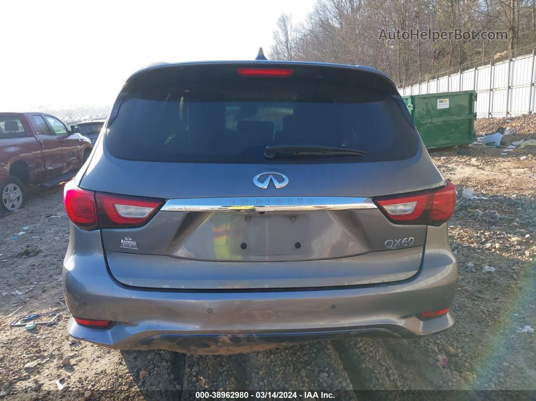 2016 Infiniti Qx60   Gray vin: 5N1AL0MN5GC529353