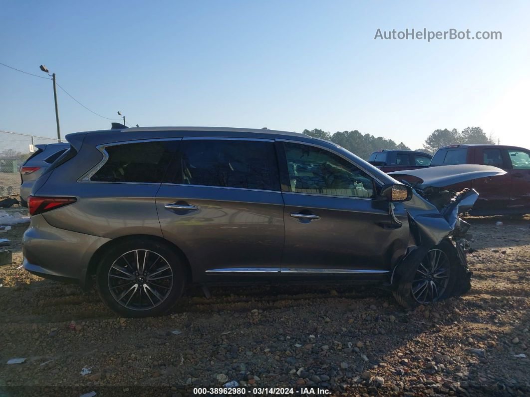 2016 Infiniti Qx60   Gray vin: 5N1AL0MN5GC529353