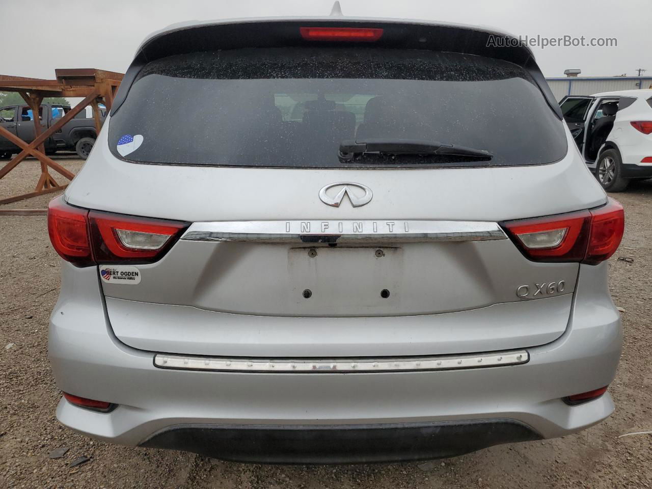 2016 Infiniti Qx60  Silver vin: 5N1AL0MN6GC502954