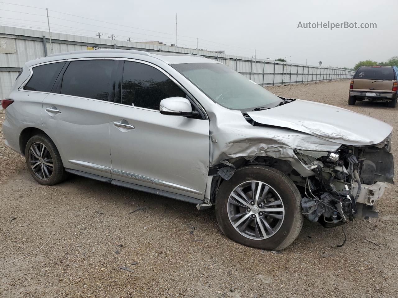 2016 Infiniti Qx60  Silver vin: 5N1AL0MN6GC502954