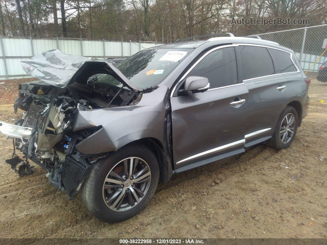 2016 Infiniti Qx60   Gray vin: 5N1AL0MN7GC528477