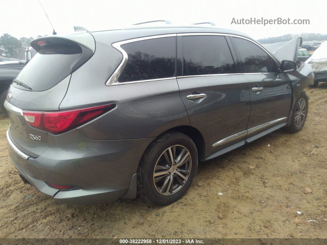 2016 Infiniti Qx60   Gray vin: 5N1AL0MN7GC528477