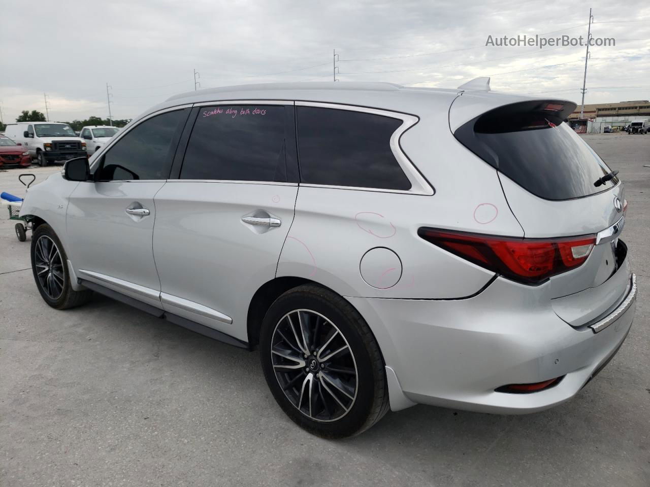 2016 Infiniti Qx60  Silver vin: 5N1AL0MN8GC519125