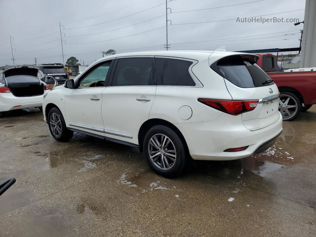 2016 Infiniti Qx60  White vin: 5N1AL0MN8GC530092