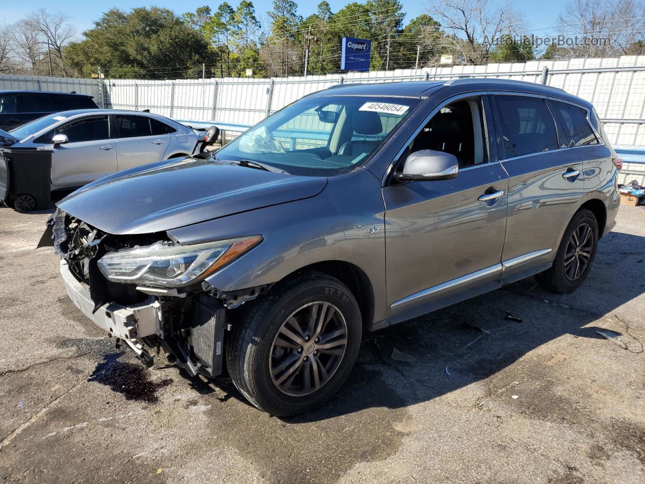 2016 Infiniti Qx60  Gray vin: 5N1AL0MN9GC502995