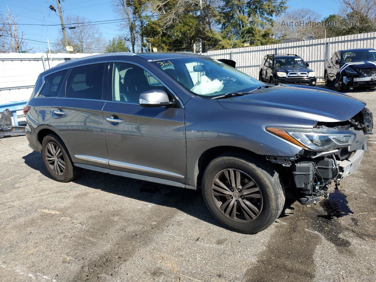 2016 Infiniti Qx60  Gray vin: 5N1AL0MN9GC502995