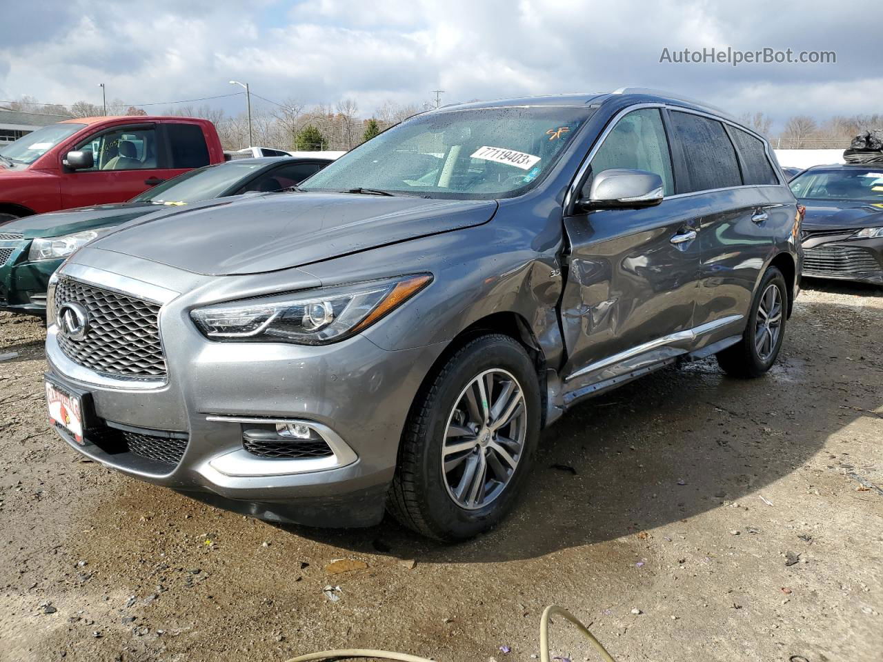 2016 Infiniti Qx60  Charcoal vin: 5N1AL0MN9GC518646