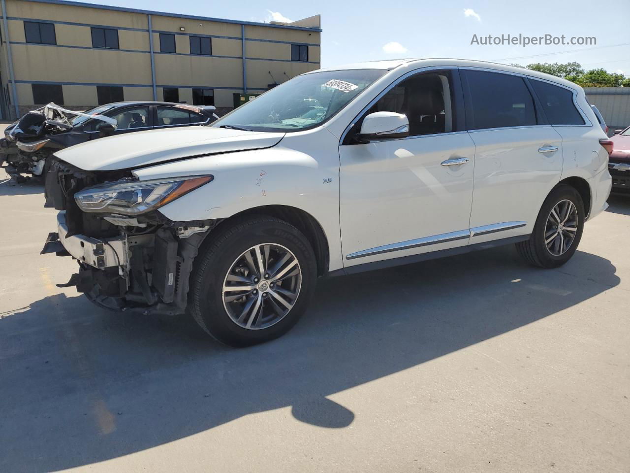 2016 Infiniti Qx60  White vin: 5N1AL0MNXGC511303