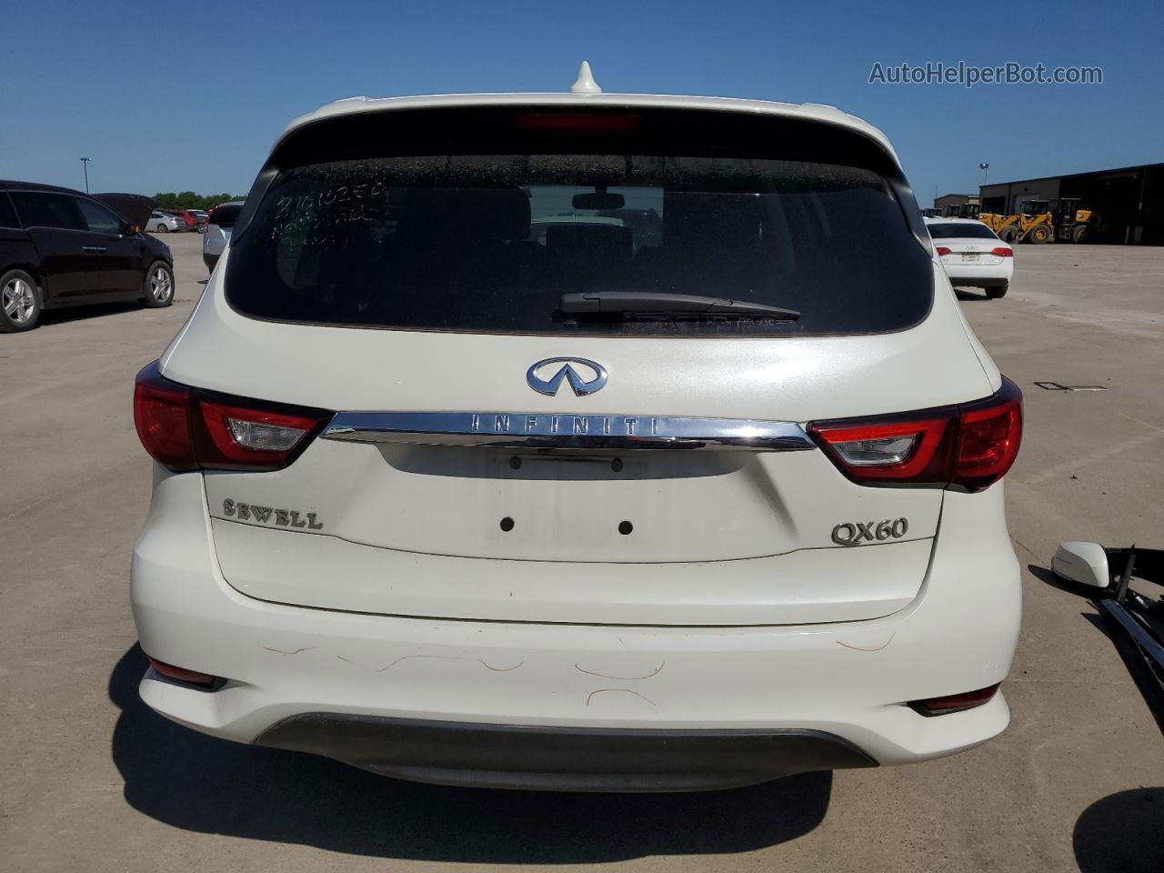 2016 Infiniti Qx60  Белый vin: 5N1AL0MNXGC511303