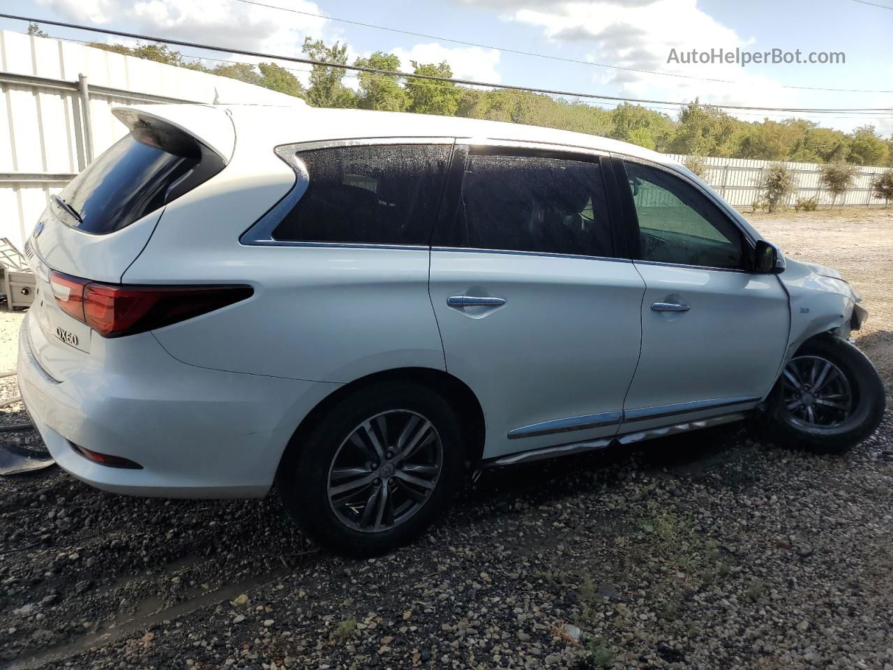 2016 Infiniti Qx60  White vin: 5N1AL0MNXGC522527