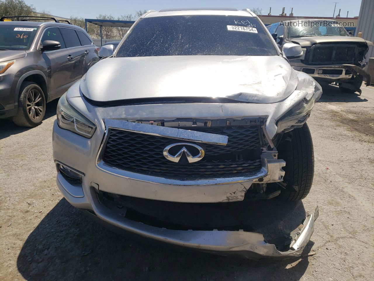 2016 Infiniti Qx60  Silver vin: 5N1AL0MNXGC525315