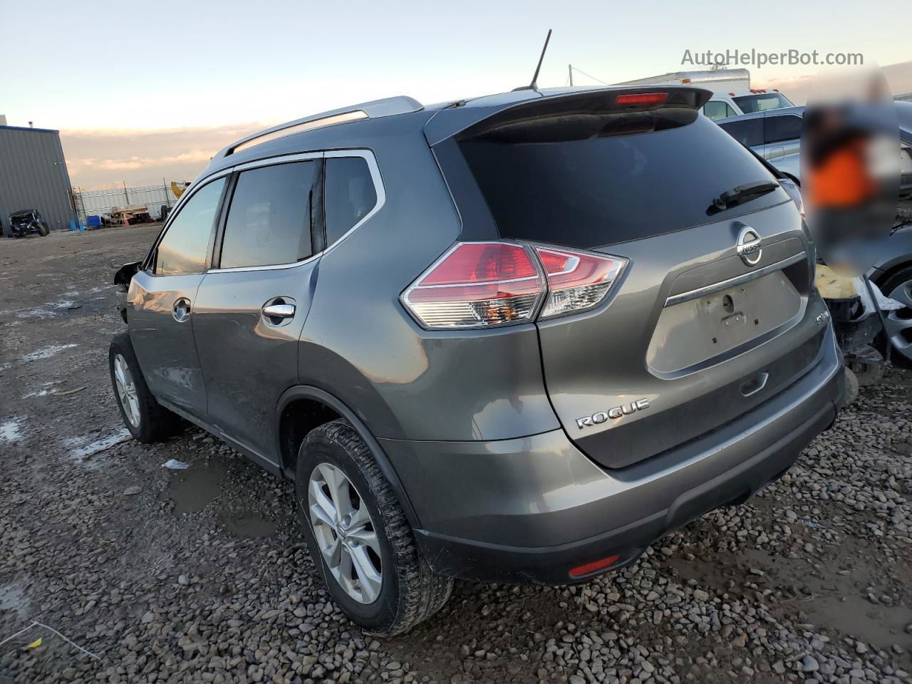 2016 Nissan Rogue S Gray vin: 5N1AT2MM1GC759376