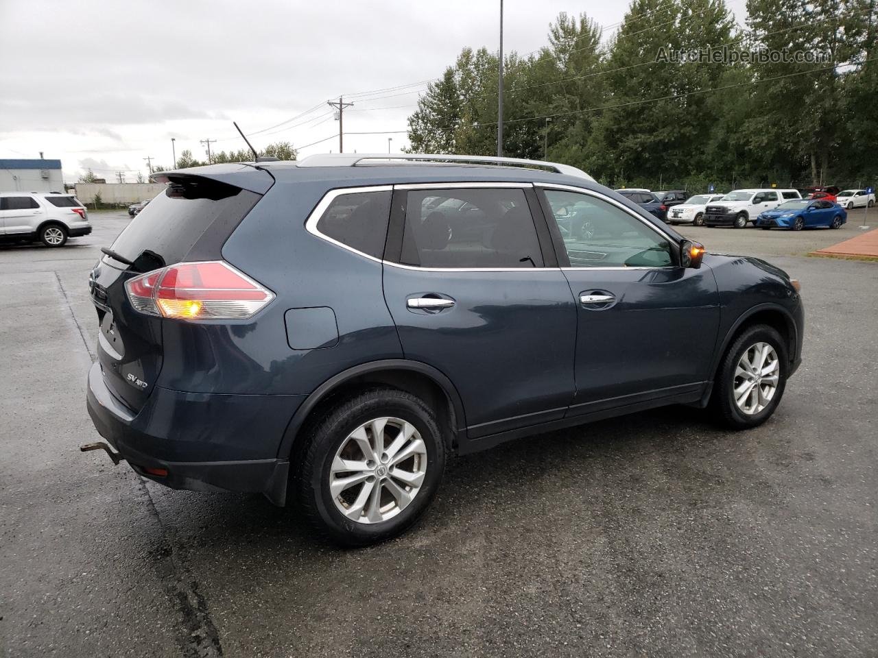 2016 Nissan Rogue S Blue vin: 5N1AT2MMXGC757674