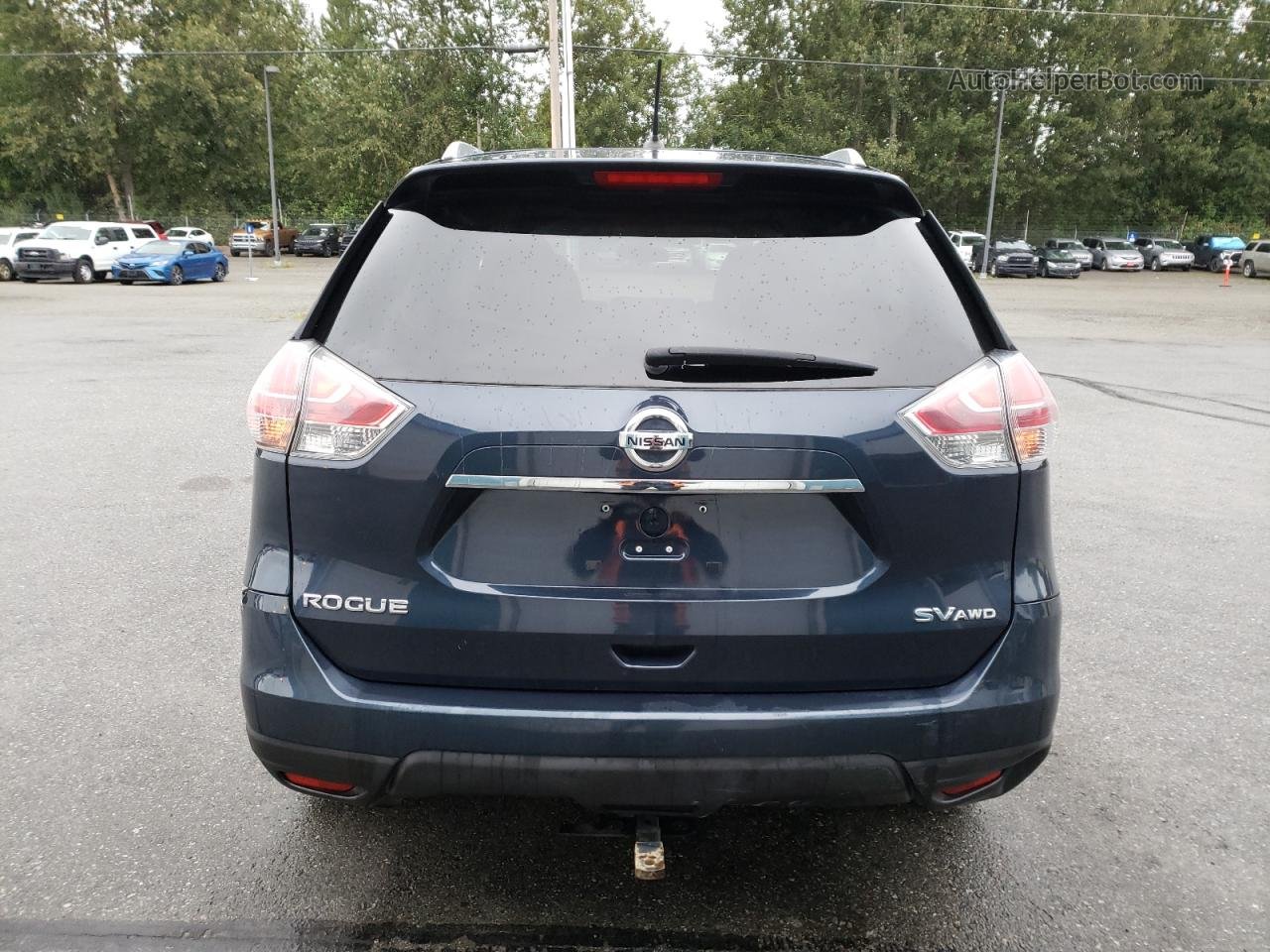 2016 Nissan Rogue S Blue vin: 5N1AT2MMXGC757674