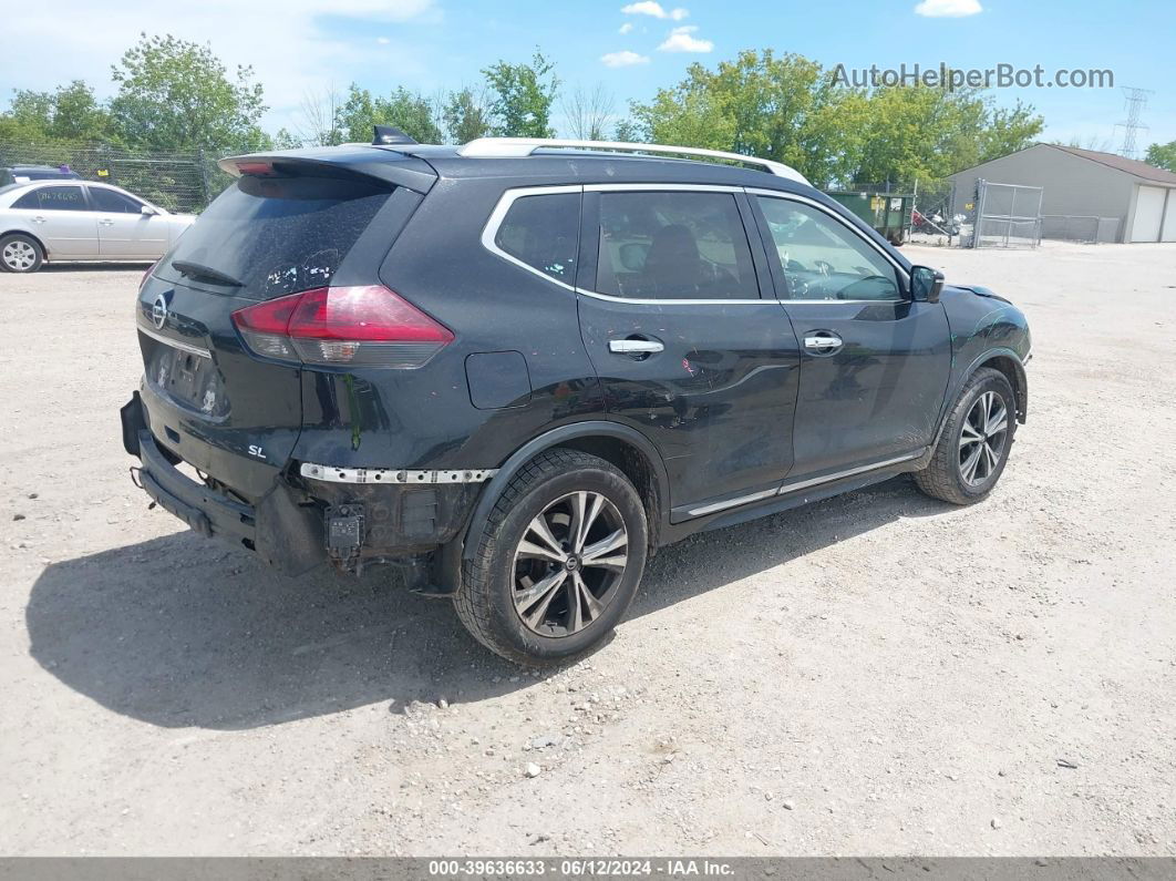 2018 Nissan Rogue Sl Black vin: 5N1AT2MT0JC779665