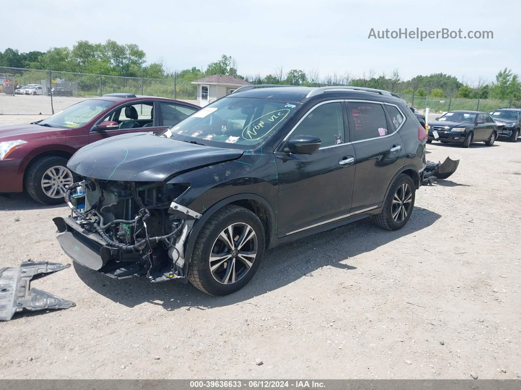 2018 Nissan Rogue Sl Black vin: 5N1AT2MT0JC779665