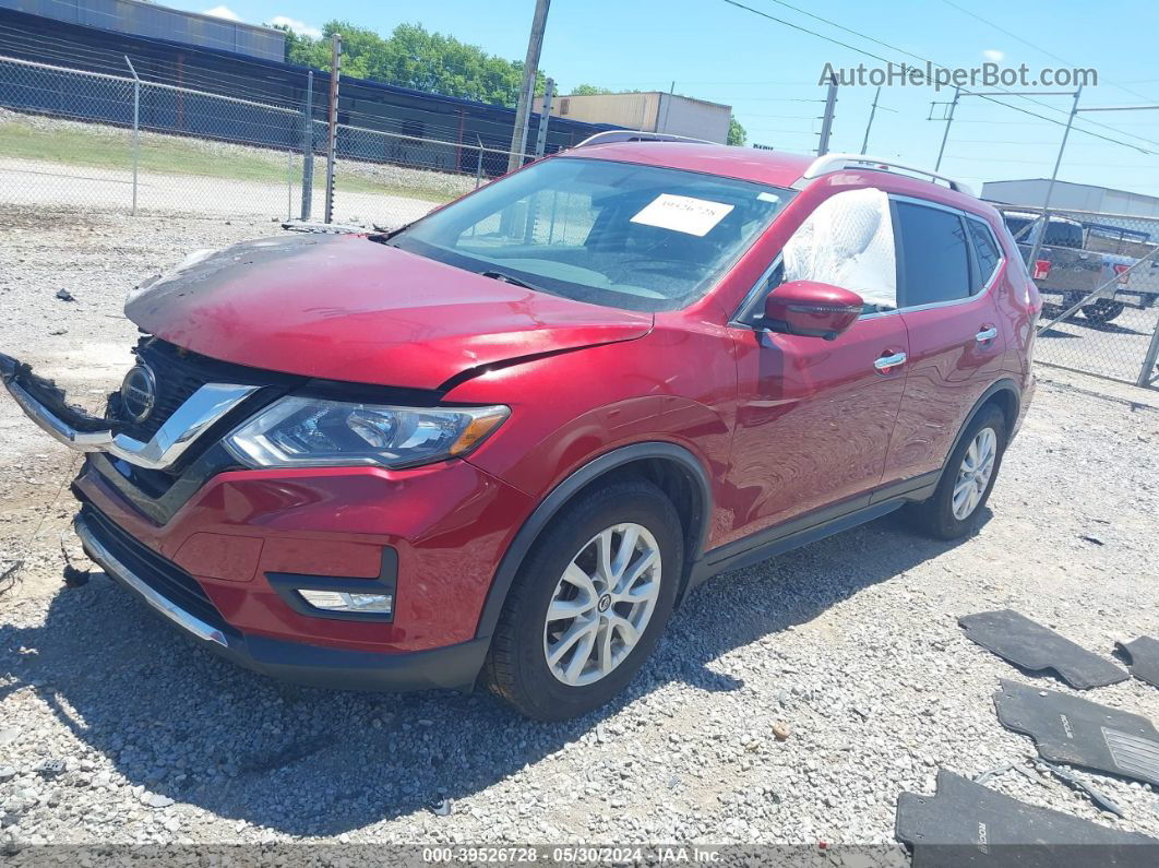 2018 Nissan Rogue Sv Red vin: 5N1AT2MT0JC820974