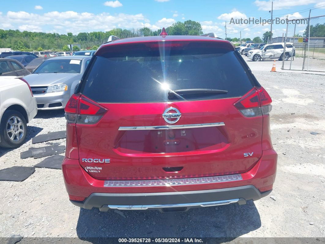 2018 Nissan Rogue Sv Red vin: 5N1AT2MT0JC820974