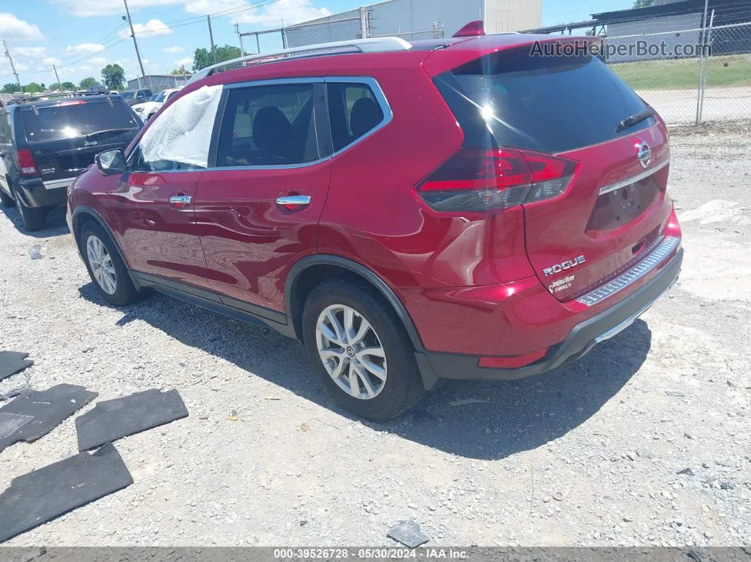 2018 Nissan Rogue Sv Red vin: 5N1AT2MT0JC820974