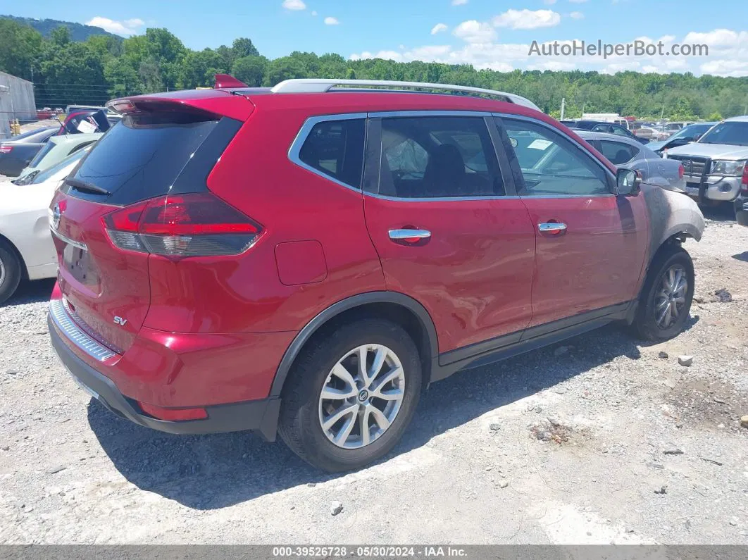 2018 Nissan Rogue Sv Red vin: 5N1AT2MT0JC820974