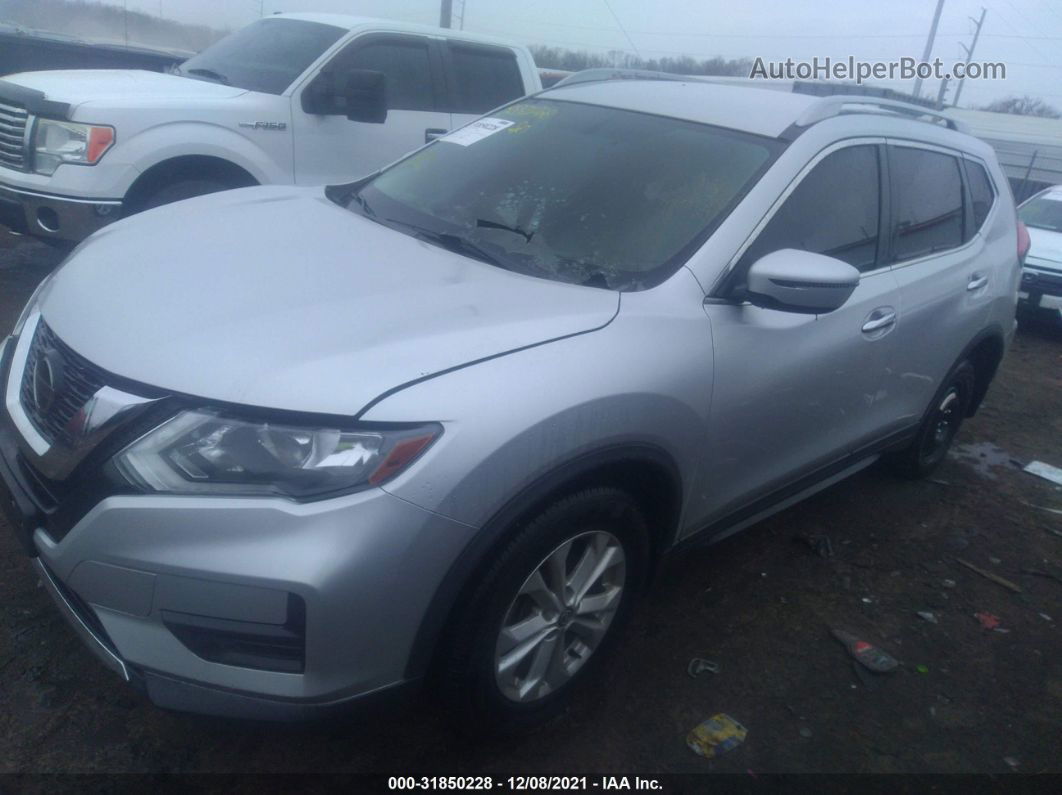 2018 Nissan Rogue S Silver vin: 5N1AT2MT0JC826967