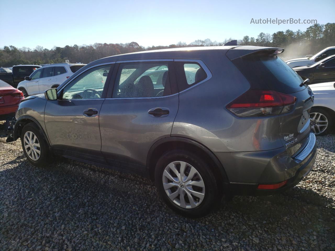 2018 Nissan Rogue S Gray vin: 5N1AT2MT1JC730569